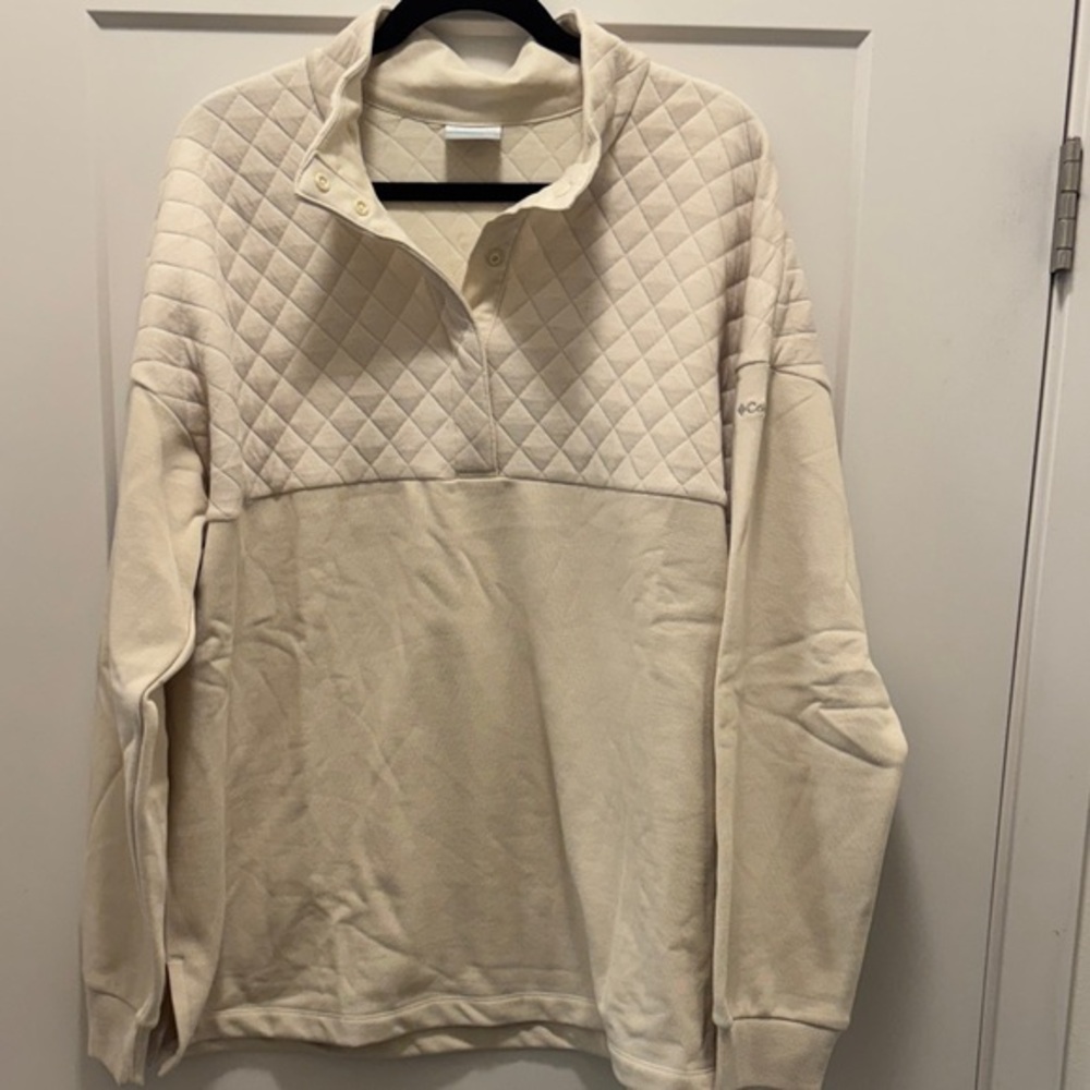 🆕 Columbia Hart Mounted 1/4 Button Sweatshirt. XXL. NWT!💥